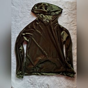 Lightweight green hoodie